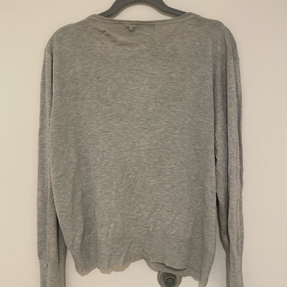 Primark grey button down sweater - Picture 8 of 9